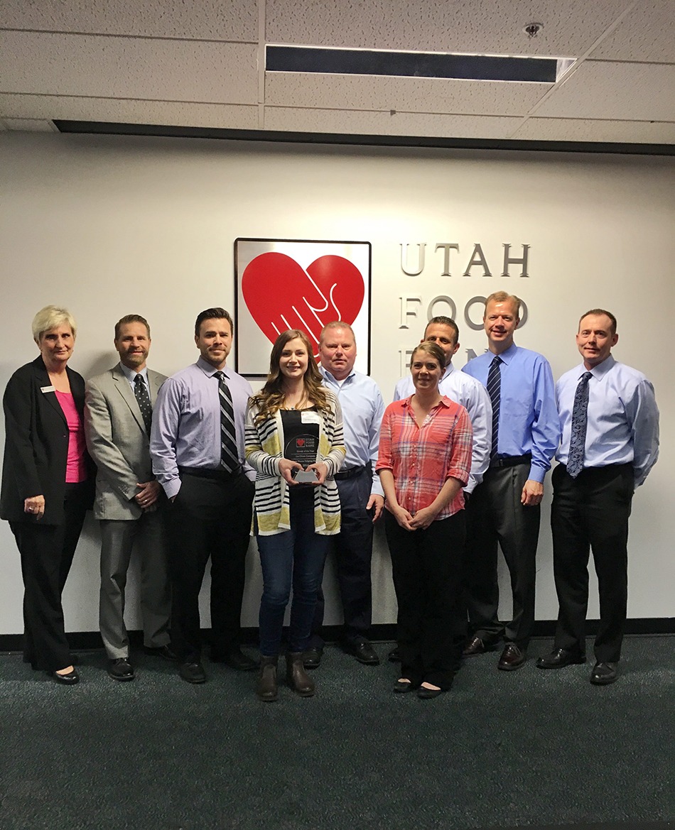 2016 Utah Food Bank “Group of the Year” Award