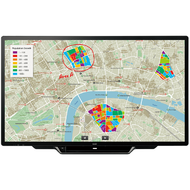 Sharp Aquos PN-C705H PN-C805H Presentation Boards