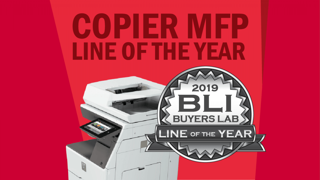 Sharp Earns 2019 BLI Copier MFP Line of the Year