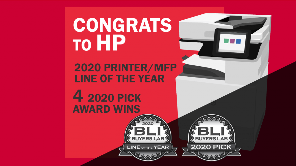 HP Takes BLI Printer/MFP 2020 Line of the Year