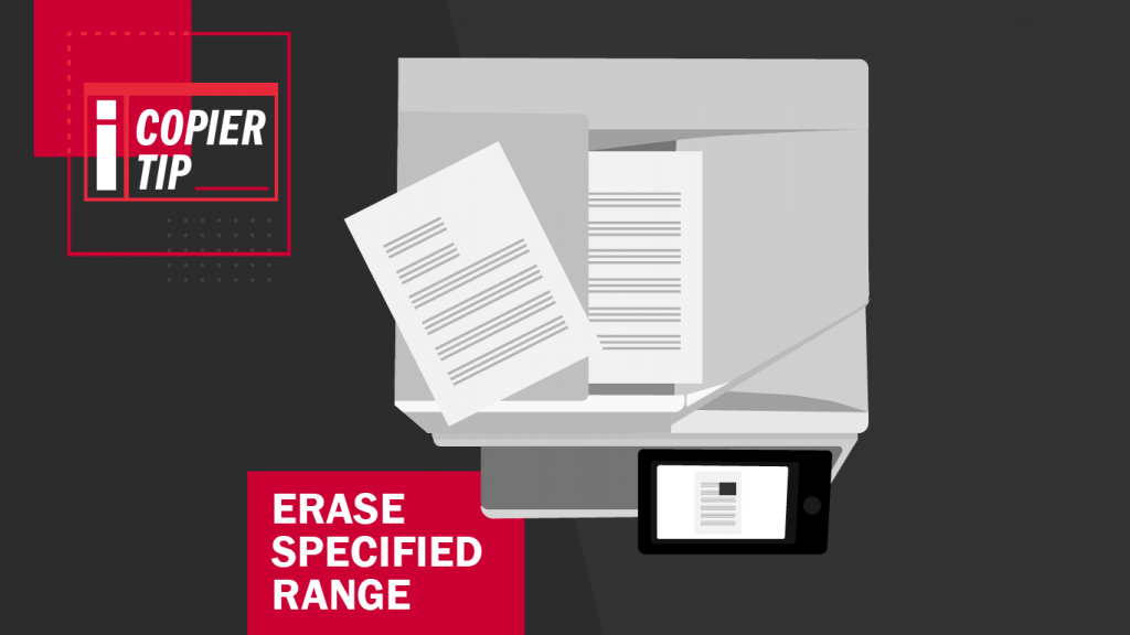 Erase Specified Range on Your Sharp Copier
