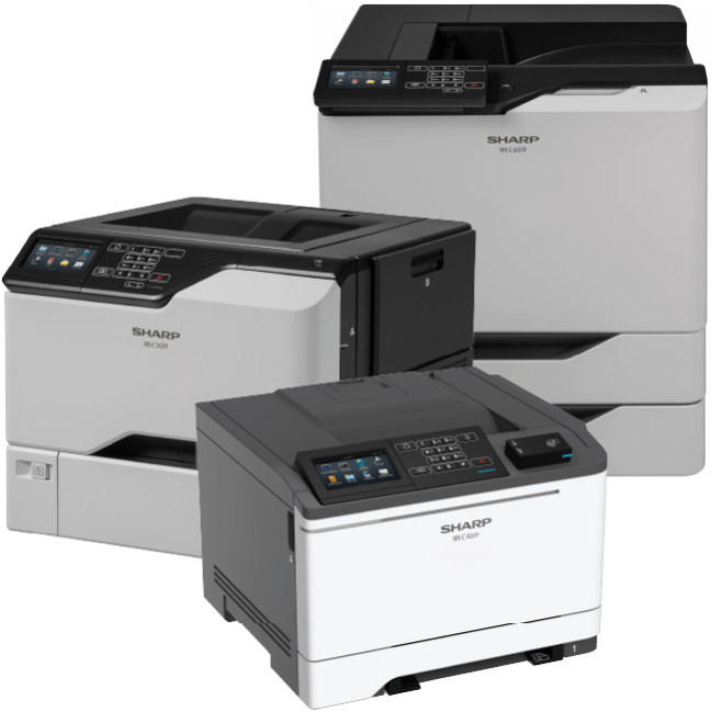 Sharp MX-C407P MX-C507P MX-C607P Series Desktop Color Printers