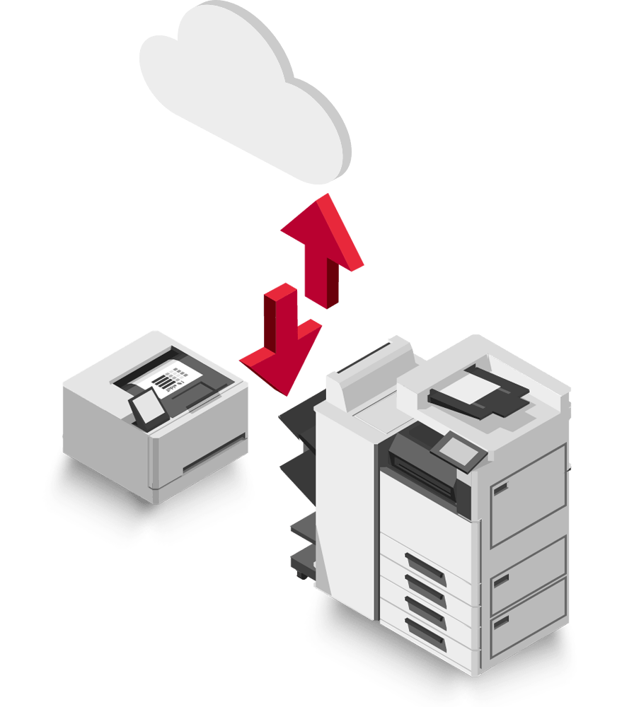 EKM insight printer and cloud graphic