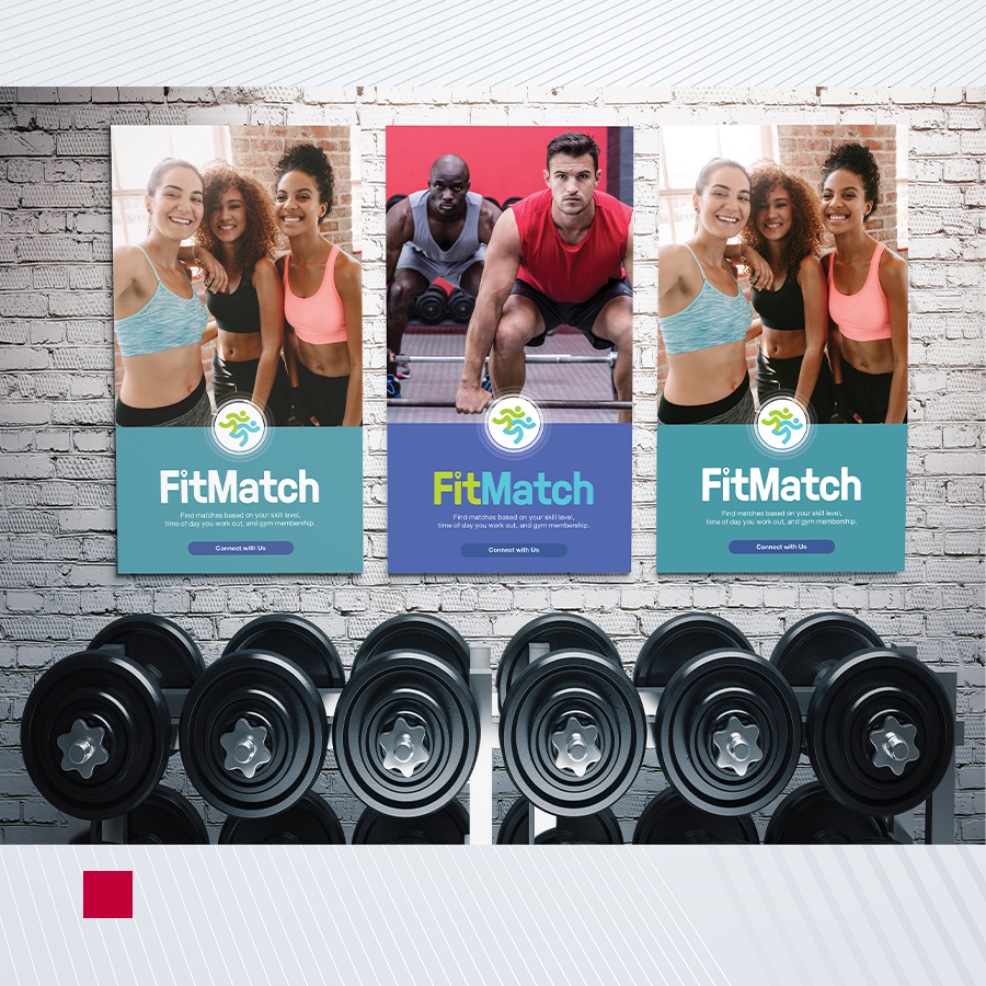 ricoh-wide-format-sample-posters-gym-wall-with-weights